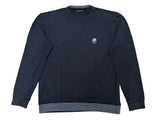 Zegna Sweatshirt M/L 52 Faded Blue Cotton