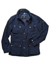 Hackett Velospeed Field Jacket S Navy Blue Polyester