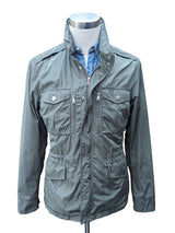 Hackett Field Jacket M Faded Khaki Green Polyester