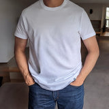 The Wardrobe Short Sleeve T-Shirt Pure White Organic Cotton