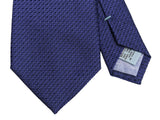 Battisti Tie Royal blue woven pattern, hidden pocket, pure silk