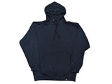 The Wardrobe Hoodie Sweatshirt Navy Cotton Blend