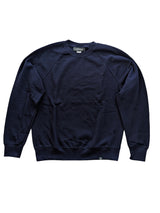 The Wardrobe Crewneck Sweatshirt Navy Cotton Blend