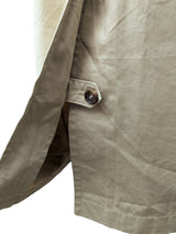 Pal Zileri Trench Coat M Tan Cotton