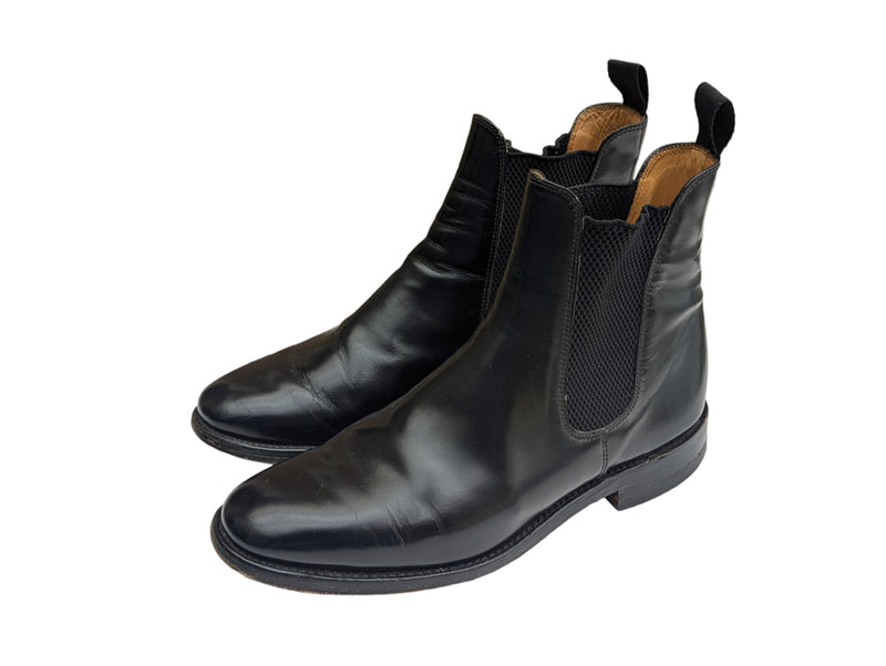 Loake Chelsea Boots Black Leather UK 7