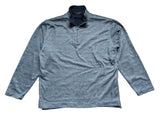 Zegna Sport M/L Blue-Grey Half Zip Sweatshirt