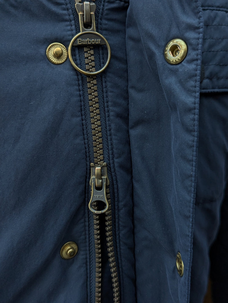 Barbour x Deus ex Machina Jacket M Slim Faded Blue Poli/Cotton