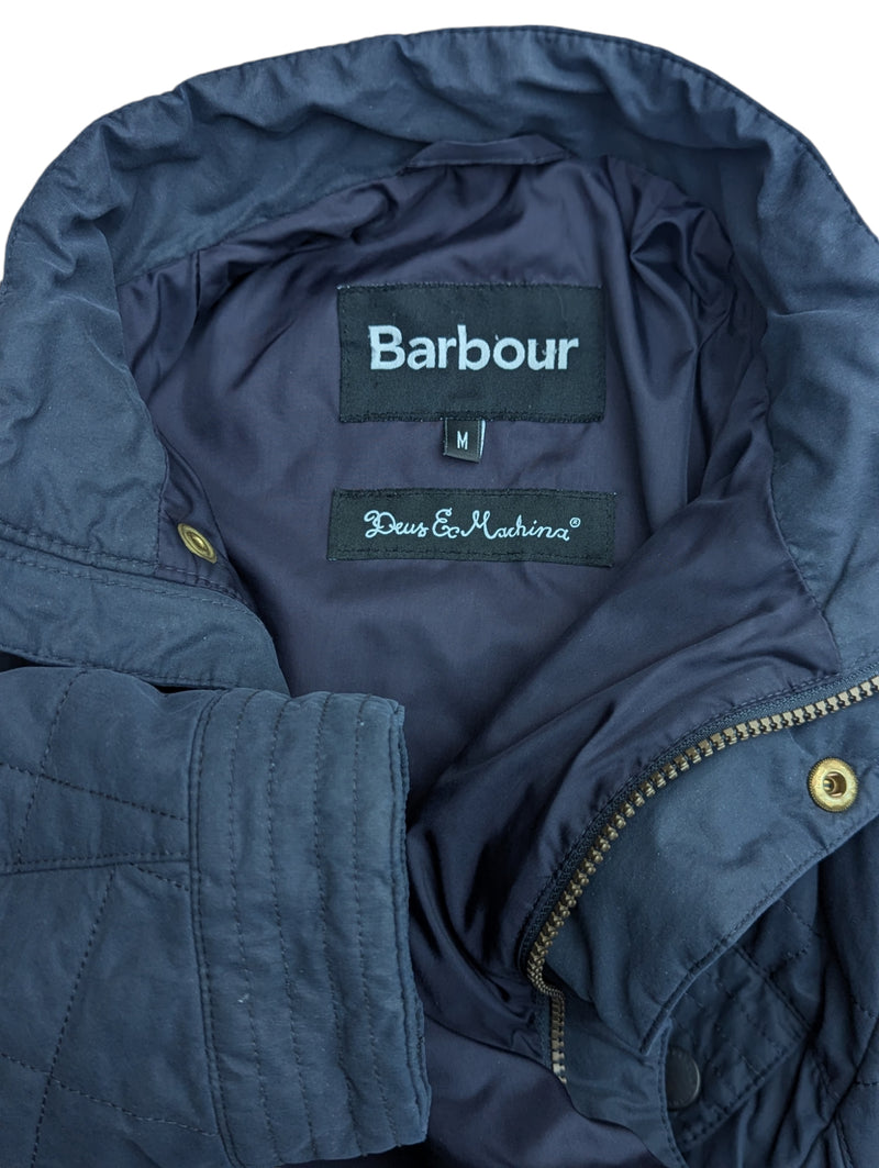 Barbour x Deus ex Machina Jacket M Slim Faded Blue Poli/Cotton