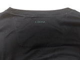 Zegna Tee Shirt XXL Navy Blue Argyle Graphic Cotton