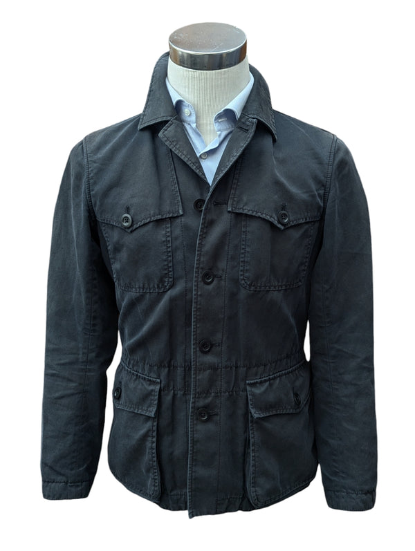 Paul Smith Field Jacket S/M Washed Navy Cotton