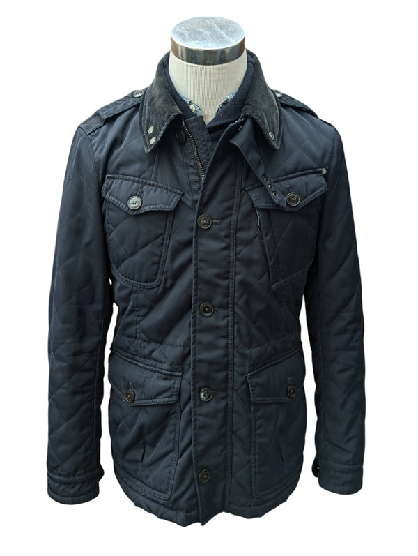 Hackett Velospeed Field Jacket M Navy Blue Polyester