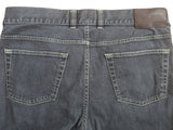 Canali Jeans 34 Dark Grey 5 pocket cotton/elastane denim