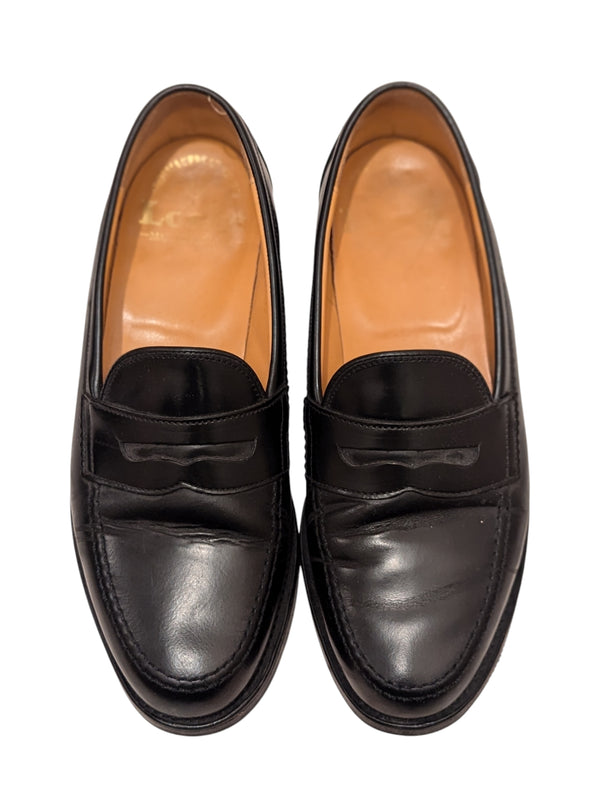 Loake Penny Loafers Black Leather UK 7