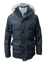 Hackett Arctic Parka M Asphalt Fur Trimmed Polyester