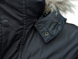 Hackett Arctic Parka M Asphalt Fur Trimmed Polyester