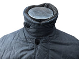 Barbour Field Jacket S/M Dark Steel Grey Hunter Baffle Padded