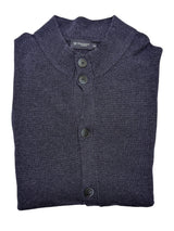 Hackett Sweater 3XL Dark Blue Cardigan Wool/Cashmere