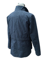 Hackett Field Rally Jacket M Blue Waxed Cotton England