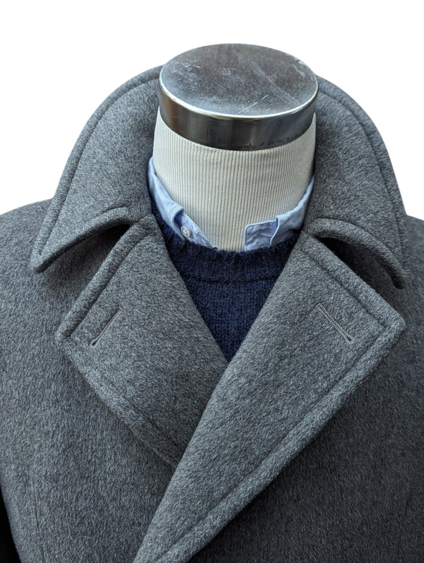 Vintage Austin Reed M 38/40S DB Peacoat Grey Wool/Cashmere