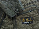 Barbour Jacket M/L Dark Olive Bardon Padded Quilt Polyester