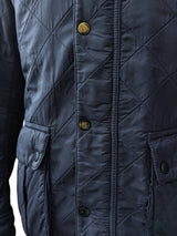 Barbour Jacket M Navy Blue Ariel Polarquilt Polyamide