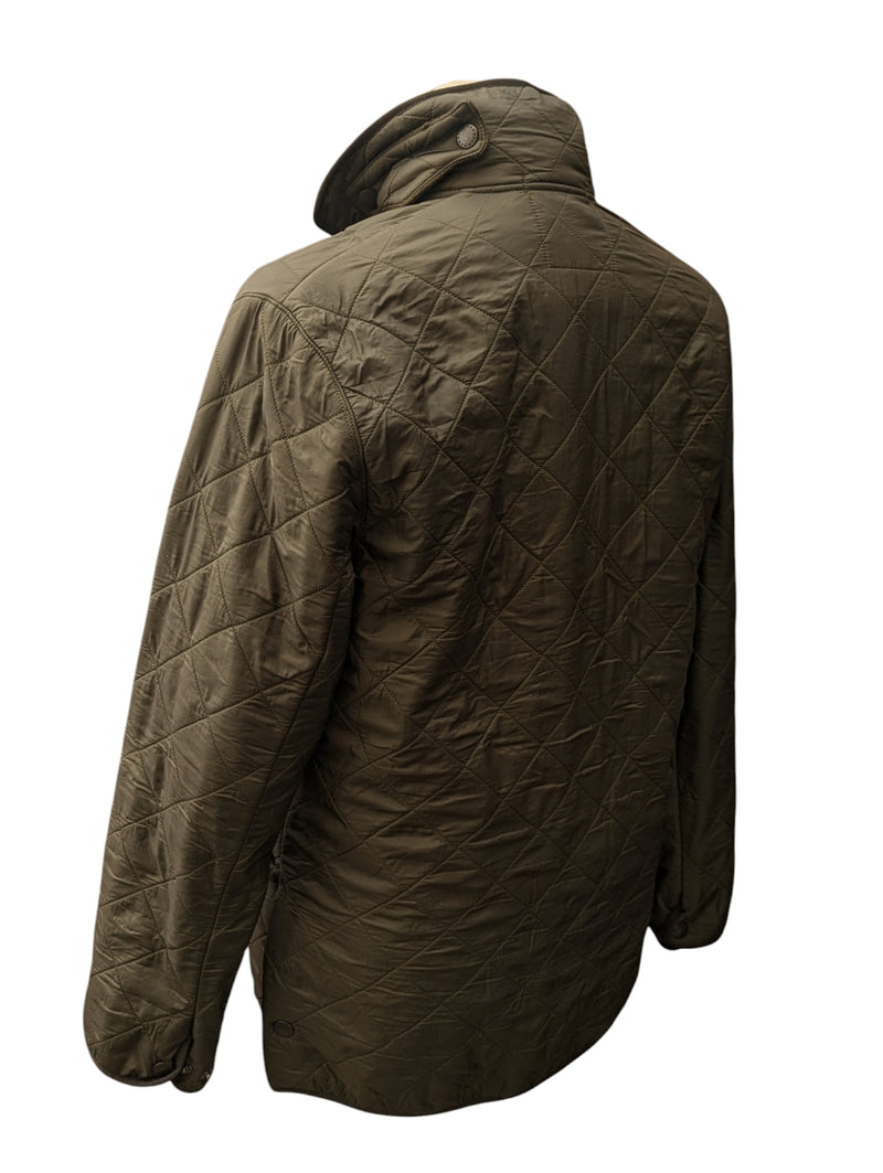 Barbour Coat S/M Olive  Padded Polar Quilt Polyester