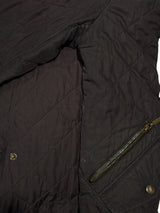 Barbour Jacket S/M Dull Black Chelsea Padded Quilt Polyester