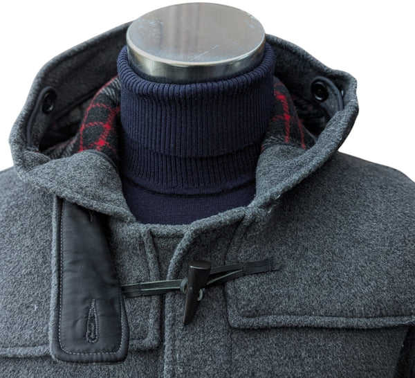 Gloverall Duffel Coat M/40 Charcoal Wool Blend