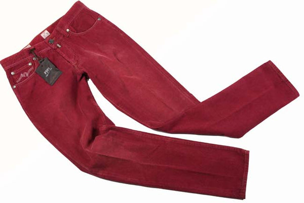 Très Bien - ERL Plaid Corduroy Pants Red